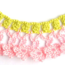 Цветочная кайма крючком Цветочная кайма крючком